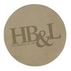 View Image 1 of 1 of Buff Bonded Leather Coaster