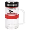 View Image 1 of 4 of Essence Tea Infuser Glass Mug - 11 oz.