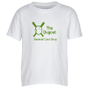 View Image 1 of 2 of Gildan DryBlend 50/50 T-Shirt - Youth - Screen - White