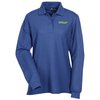 View Image 1 of 3 of Soft Touch Pique LS Sport Shirt - Ladies'