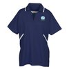 View Image 1 of 3 of Eperformance Interlock Accent Polo - Ladies'