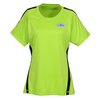 View Image 1 of 2 of Pro Team Home and Away Wicking Tee - Ladies' - Embroidered