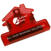 View Image 1 of 1 of Keep-it Magnet Clip - House - Translucent