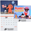 View Image 1 of 3 of Monkey Mischief Appointment Calendar - Spiral