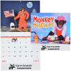 View Image 1 of 3 of Monkey Mischief Appointment Calendar - Stapled