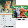 View Image 1 of 3 of Puppies & Kittens Appointment Calendar - Spiral
