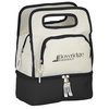 View Image 1 of 3 of Colour Dip Dual Compartment Lunch Cooler