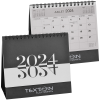 View Image 1 of 4 of Deluxe 15 Month Desk Calendar - French