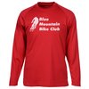 View Image 1 of 3 of Double Mesh LS Moisture Wicking Tee - Closeout