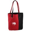 View Image 1 of 4 of Mod Two-Tone Cotton Tote - Closeout