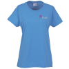 View Image 1 of 2 of Gildan Heavy Cotton T-Shirt - Ladies' - Embroidered - Colours