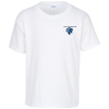View Image 1 of 2 of Gildan Heavy Cotton T-Shirt - Youth - Embroidered - White