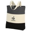 View Image 1 of 4 of Tri-Colour Cotton Tote - 24 hr