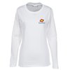 View Image 1 of 2 of Gildan Heavy Cotton LS T-Shirt - Ladies' - Embroidered - White