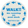 View Image 1 of 1 of Removable Floor Sticker - Circle - White - L