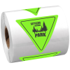 View Image 1 of 2 of Sticker by the Roll - Triangle - 2" x 2-1/4"