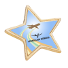 View Image 1 of 2 of Value Lapel Pin - Star