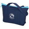 View Image 1 of 3 of Colour Pop Zippered Cotton Tote