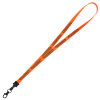 View Image 1 of 1 of Smooth Nylon Lanyard - 1/2 inch - 34 inches - Metal Lobster Claw