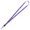 View Image 1 of 1 of Smooth Nylon Lanyard - 1/2 inch - 36 inches - Metal Swivel Snap Hook