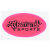 View Image 1 of 1 of Reflective Sticker - Oval - 1 1/4 inches x 2 1/4 inches