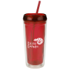 View Image 1 of 4 of Geo Tumbler with Straw - 16 oz.