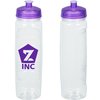 View Image 1 of 2 of Refresh Clutch Water Bottle - 28 oz. - Clear
