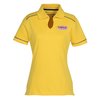 View Image 1 of 3 of Dri-Balance Contrast Piped Blend Polo - Ladies'