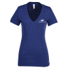 View Image 1 of 3 of Bella+Canvas Tri-Blend Deep V-Neck T-Shirt - Ladies' - Screen