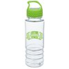 View Image 1 of 2 of Clear Impact In The Groove Sport Bottle with Crest Lid - 24 oz.