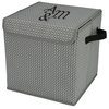 View Image 1 of 2 of Collapsible Storage Cube - Vine Chevron