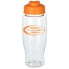 View Image 1 of 3 of Clear Impact Comfort Grip Sport Bottle with Flip Lid -27 oz.