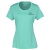 View Image 1 of 3 of Popcorn Knit Performance Tee - Ladies' - Screen