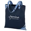 View Image 1 of 2 of Polypro Printed Accent Tote - Herringbone