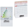 View Image 1 of 3 of Mini Double View Desk Calendar - French