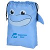 View Image 1 of 2 of Paws and Claws Drawstring Gift Bag - Dolphin