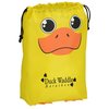 View Image 1 of 2 of Paws and Claws Drawstring Gift Bag - Duck