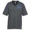 View Image 1 of 2 of Euro Spun Cotton V-Neck T-Shirt - Men's - Embroidered