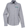 View Image 1 of 3 of Crown Collection Glen Plaid Shirt - Ladies'