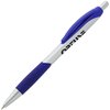 View Image 1 of 2 of Pattern Grip Pen - Silver
