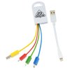 View Image 1 of 2 of 4-in-1 Charging Cable - Multicolour