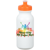 View Image 1 of 1 of Full Colour Sport Bottle with Push Pull Cap - 20 oz. - White