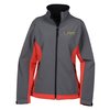 View Image 1 of 3 of Concord Colour Block Soft Shell Jacket - Ladies'