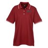 View Image 1 of 3 of Harriton Easy Blend Tipped Polo - Ladies'