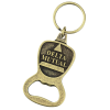 View Image 1 of 2 of Econo Bottle Opener Keychain - Shield