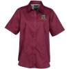 View Image 1 of 3 of Wilshire Twill Short Sleeve Dress Shirt - Ladies'