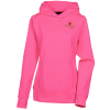 View Image 1 of 3 of Game Day Performance Hooded Sweatshirt - Ladies' - Embroidered