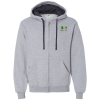 View Image 1 of 3 of Fruit of the Loom Sofspun Full-Zip Sweatshirt - Embroidered