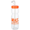 View Image 1 of 2 of Clear Impact Olympian Sport Bottle with Straw Lid - 28 oz.