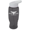 View Image 1 of 4 of Comfort Grip Sport Bottle with Flip Straw Lid - 27 oz.